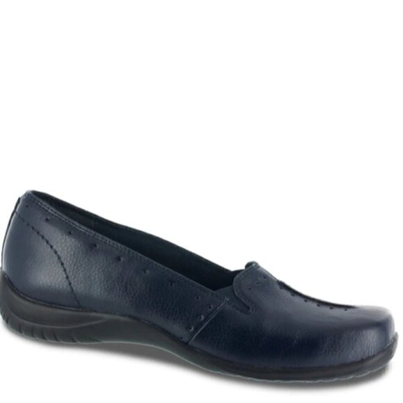 Easy Street Purpose Navy 11M Slip on Shoe Stretch Fit Comfort - Picture 1 of 5